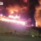 Roma, incendio nella notte: in fiamme capannone a San Basilio